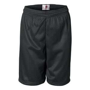 Badger Youth Pro Mesh 6 Shorts / Black